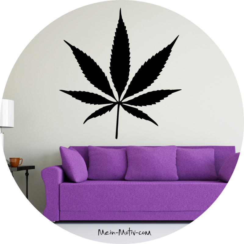 Preview: Wandtattoo 11015 Cannabis